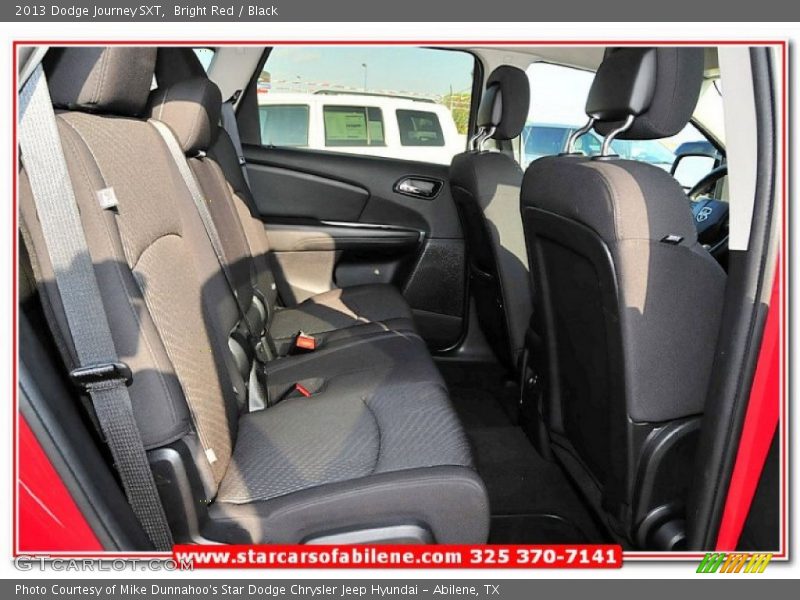 Bright Red / Black 2013 Dodge Journey SXT
