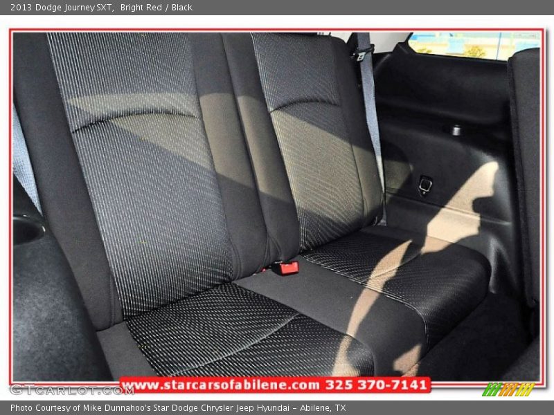 Bright Red / Black 2013 Dodge Journey SXT