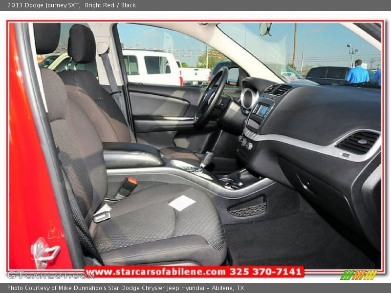 Bright Red / Black 2013 Dodge Journey SXT