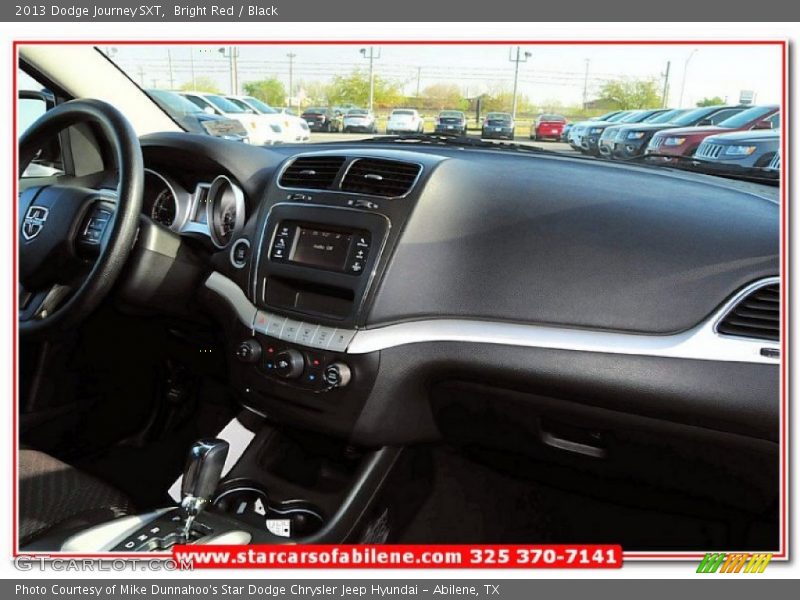 Bright Red / Black 2013 Dodge Journey SXT