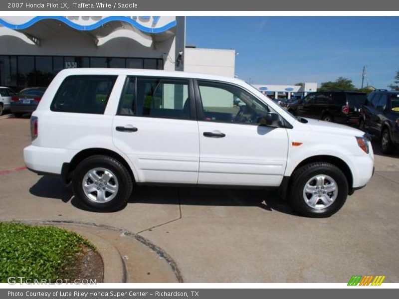 Taffeta White / Saddle 2007 Honda Pilot LX