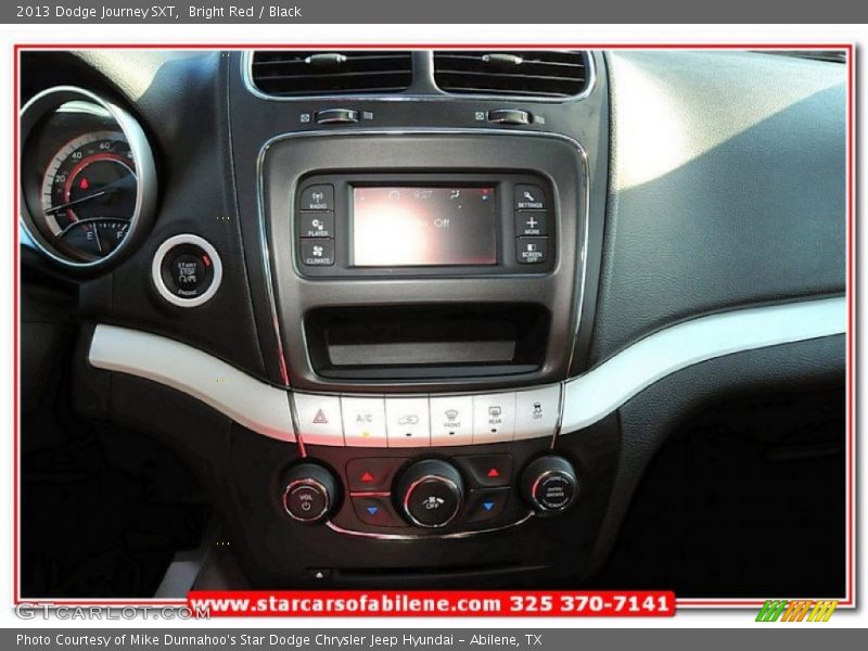 Bright Red / Black 2013 Dodge Journey SXT