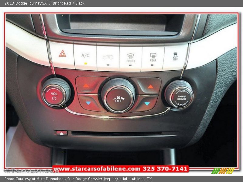 Bright Red / Black 2013 Dodge Journey SXT