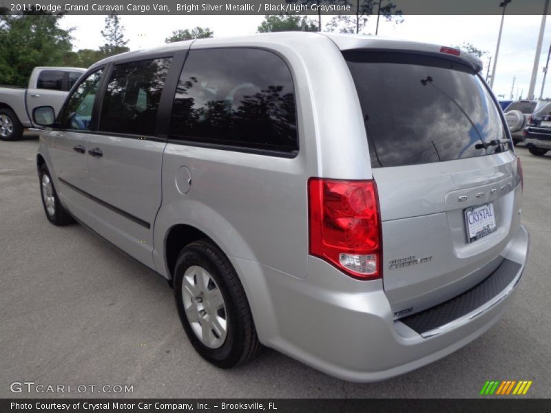 Bright Silver Metallic / Black/Light Graystone 2011 Dodge Grand Caravan Cargo Van