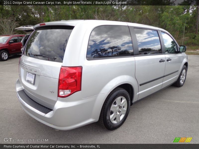 Bright Silver Metallic / Black/Light Graystone 2011 Dodge Grand Caravan Cargo Van