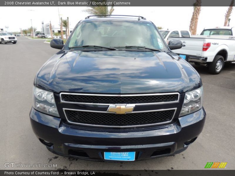 Dark Blue Metallic / Ebony/Light Cashmere 2008 Chevrolet Avalanche LT