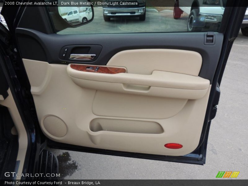 Dark Blue Metallic / Ebony/Light Cashmere 2008 Chevrolet Avalanche LT