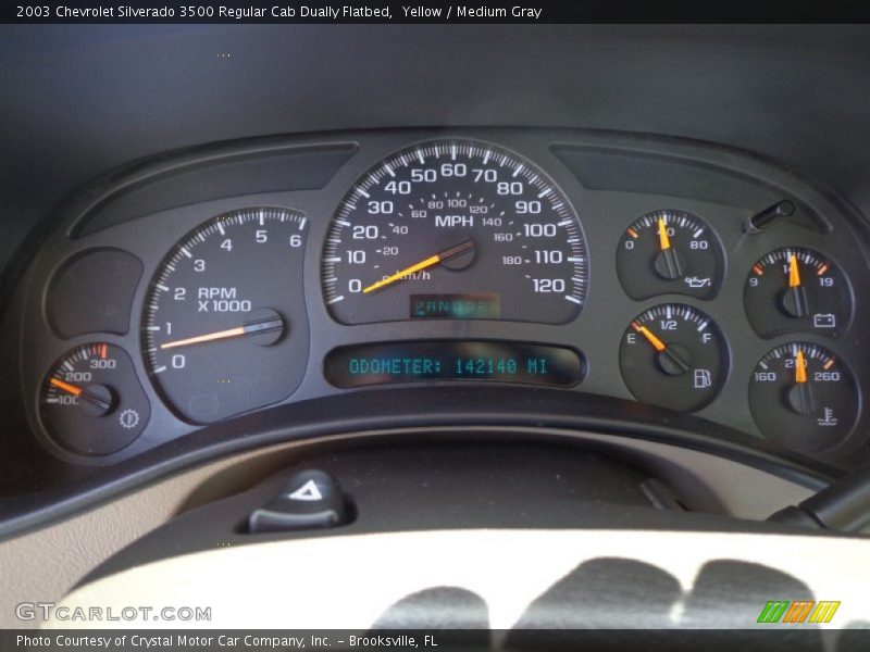  2003 Silverado 3500 Regular Cab Dually Flatbed Regular Cab Dually Flatbed Gauges