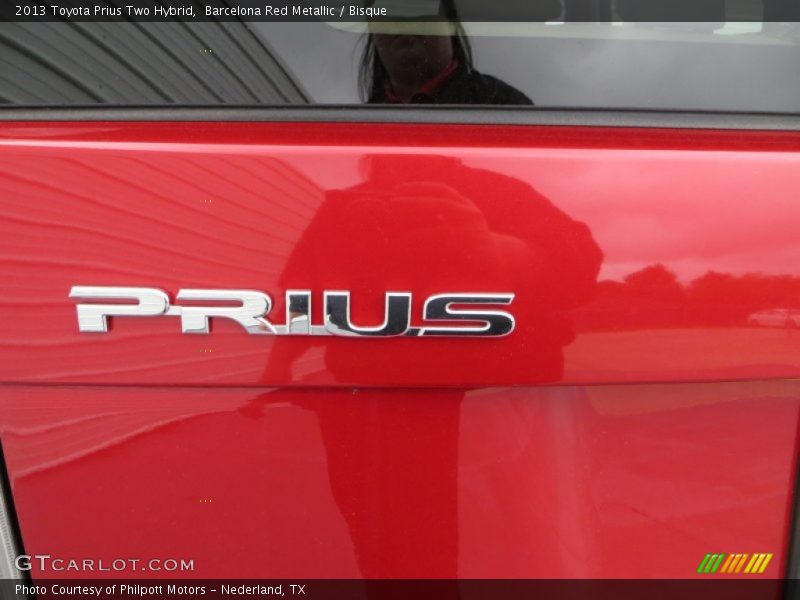 Barcelona Red Metallic / Bisque 2013 Toyota Prius Two Hybrid
