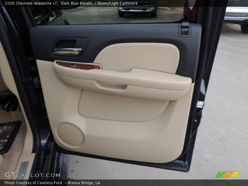 Dark Blue Metallic / Ebony/Light Cashmere 2008 Chevrolet Avalanche LT