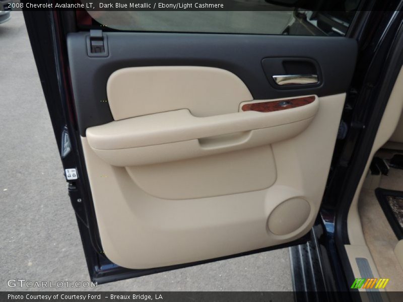 Dark Blue Metallic / Ebony/Light Cashmere 2008 Chevrolet Avalanche LT