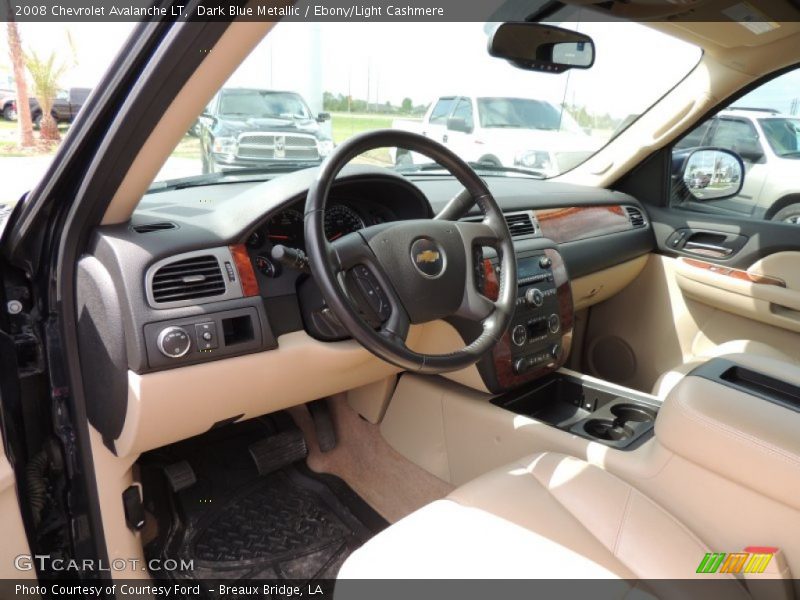 Dark Blue Metallic / Ebony/Light Cashmere 2008 Chevrolet Avalanche LT