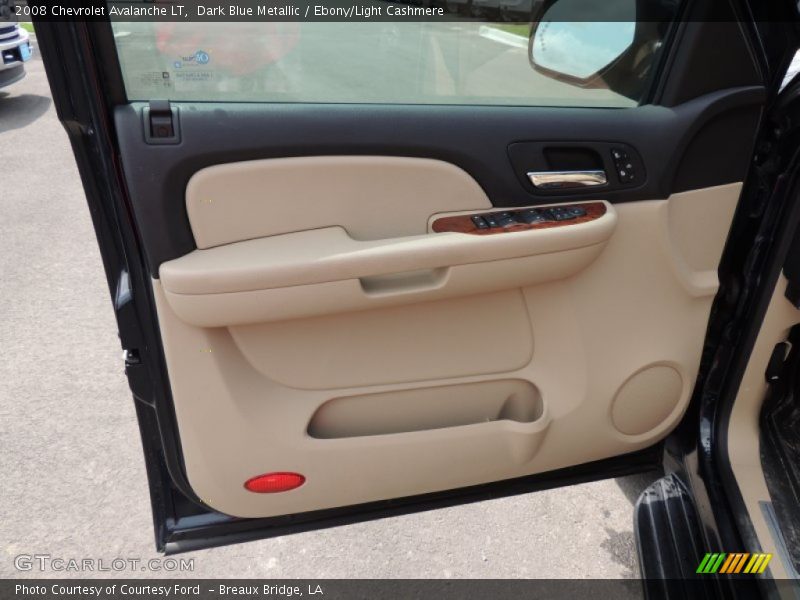 Dark Blue Metallic / Ebony/Light Cashmere 2008 Chevrolet Avalanche LT