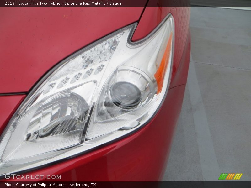 Barcelona Red Metallic / Bisque 2013 Toyota Prius Two Hybrid