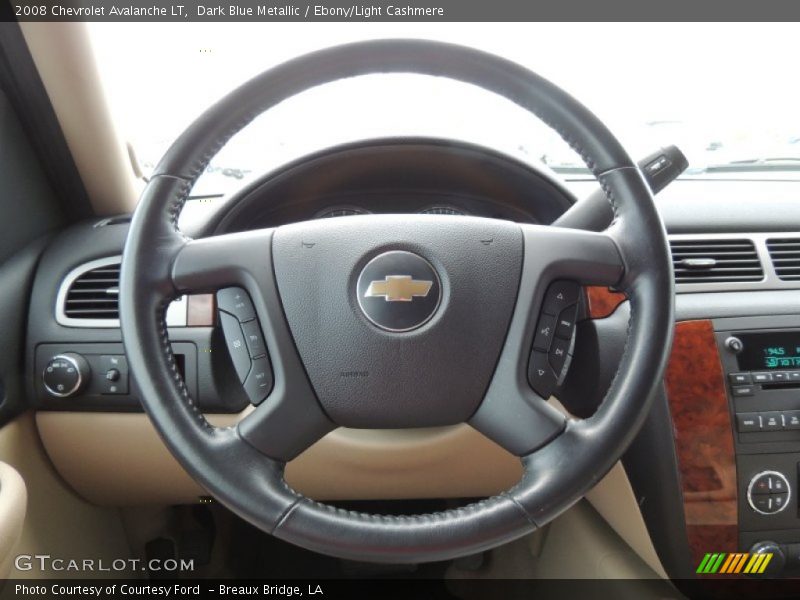 Dark Blue Metallic / Ebony/Light Cashmere 2008 Chevrolet Avalanche LT