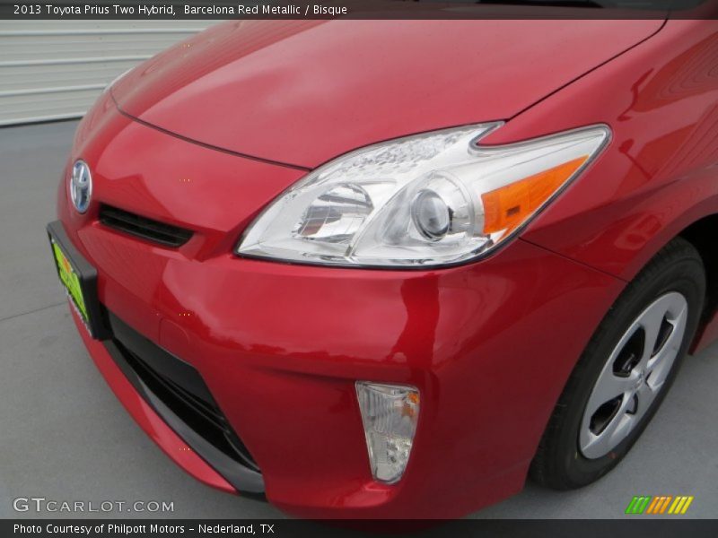 Barcelona Red Metallic / Bisque 2013 Toyota Prius Two Hybrid