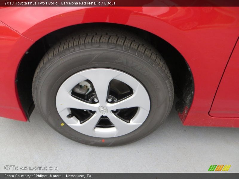 Barcelona Red Metallic / Bisque 2013 Toyota Prius Two Hybrid