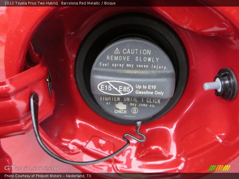 Barcelona Red Metallic / Bisque 2013 Toyota Prius Two Hybrid