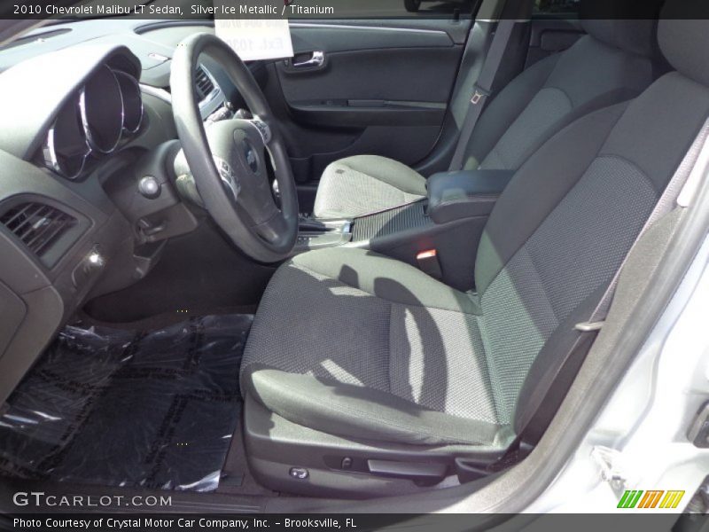 Silver Ice Metallic / Titanium 2010 Chevrolet Malibu LT Sedan