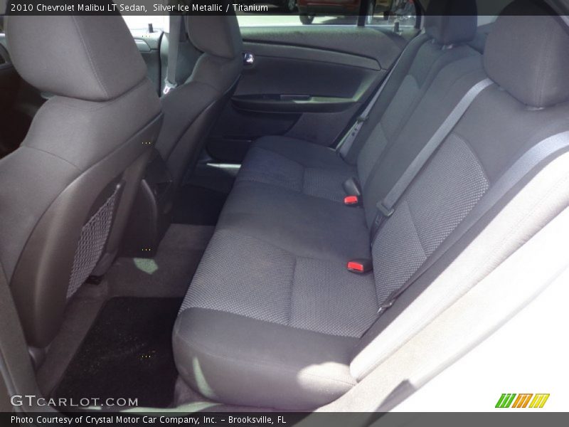 Silver Ice Metallic / Titanium 2010 Chevrolet Malibu LT Sedan