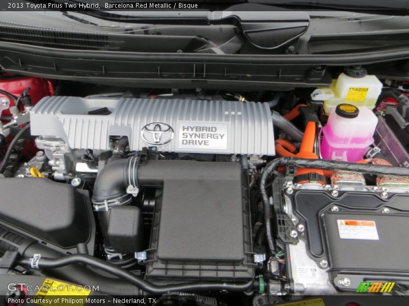 Barcelona Red Metallic / Bisque 2013 Toyota Prius Two Hybrid