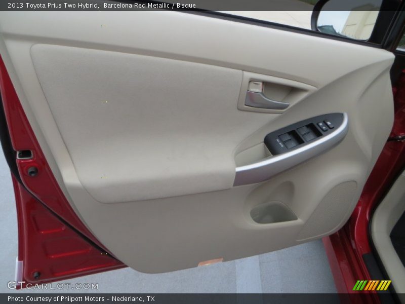 Barcelona Red Metallic / Bisque 2013 Toyota Prius Two Hybrid