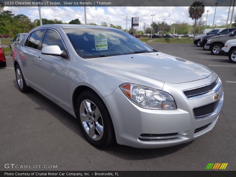 Front 3/4 View of 2010 Malibu LT Sedan