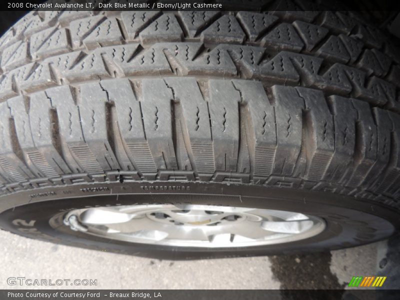 Dark Blue Metallic / Ebony/Light Cashmere 2008 Chevrolet Avalanche LT