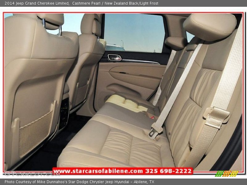 Cashmere Pearl / New Zealand Black/Light Frost 2014 Jeep Grand Cherokee Limited