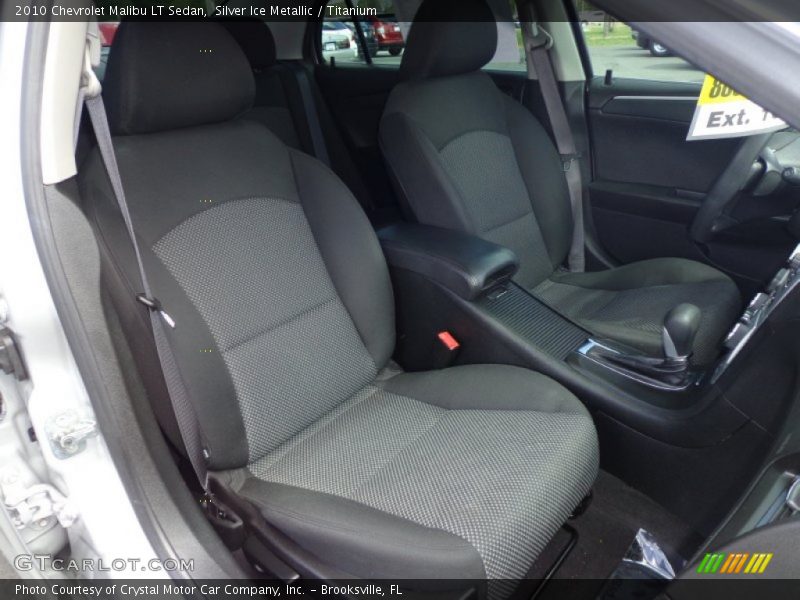 Silver Ice Metallic / Titanium 2010 Chevrolet Malibu LT Sedan