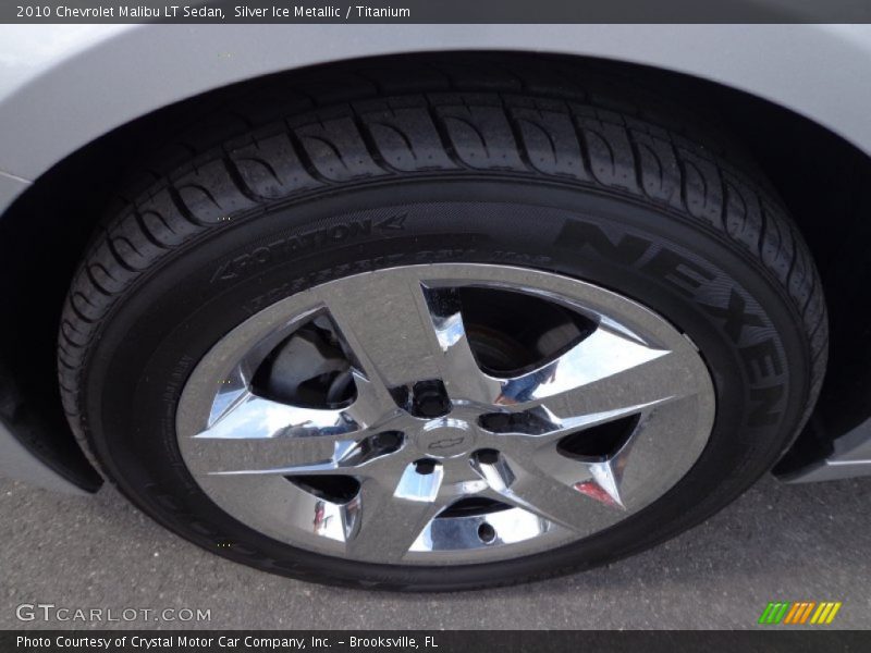 Silver Ice Metallic / Titanium 2010 Chevrolet Malibu LT Sedan