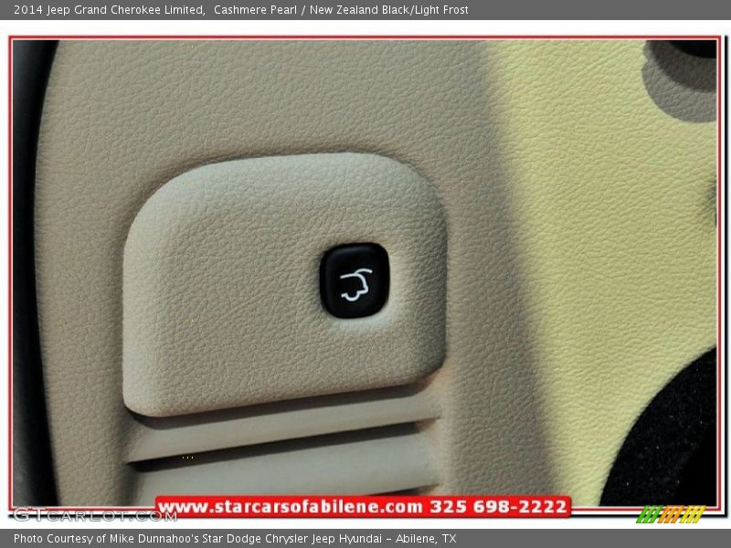 Cashmere Pearl / New Zealand Black/Light Frost 2014 Jeep Grand Cherokee Limited