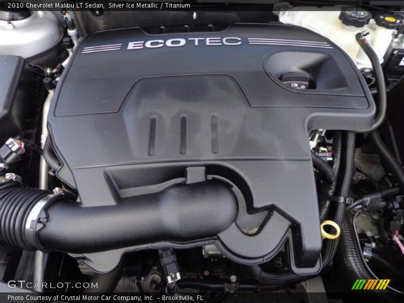 Silver Ice Metallic / Titanium 2010 Chevrolet Malibu LT Sedan