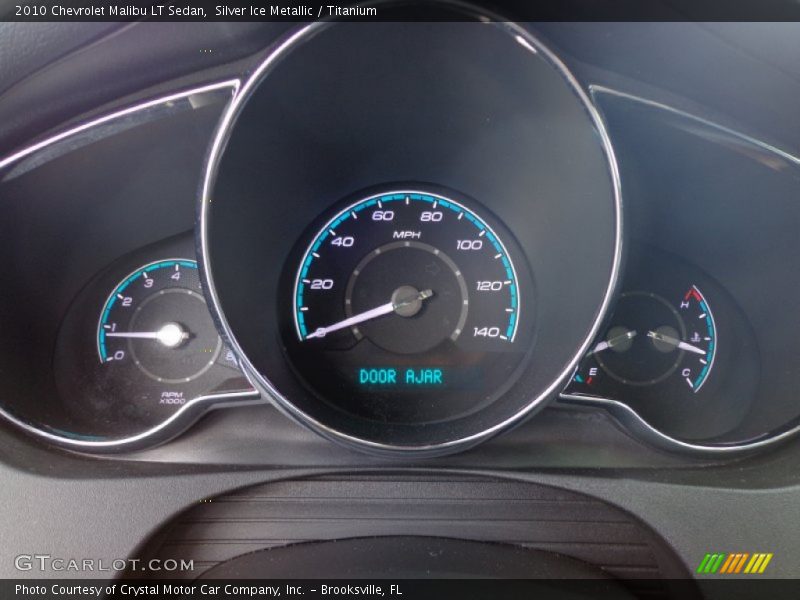 Silver Ice Metallic / Titanium 2010 Chevrolet Malibu LT Sedan