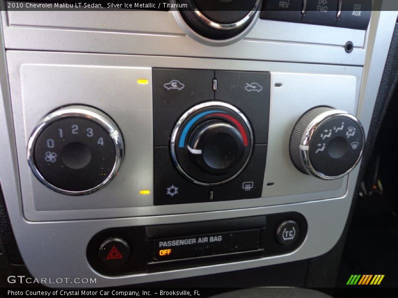Silver Ice Metallic / Titanium 2010 Chevrolet Malibu LT Sedan