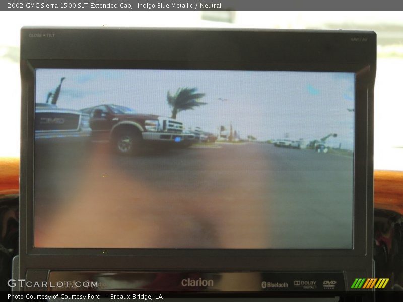 Indigo Blue Metallic / Neutral 2002 GMC Sierra 1500 SLT Extended Cab