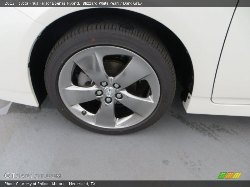 Blizzard White Pearl / Dark Gray 2013 Toyota Prius Persona Series Hybrid