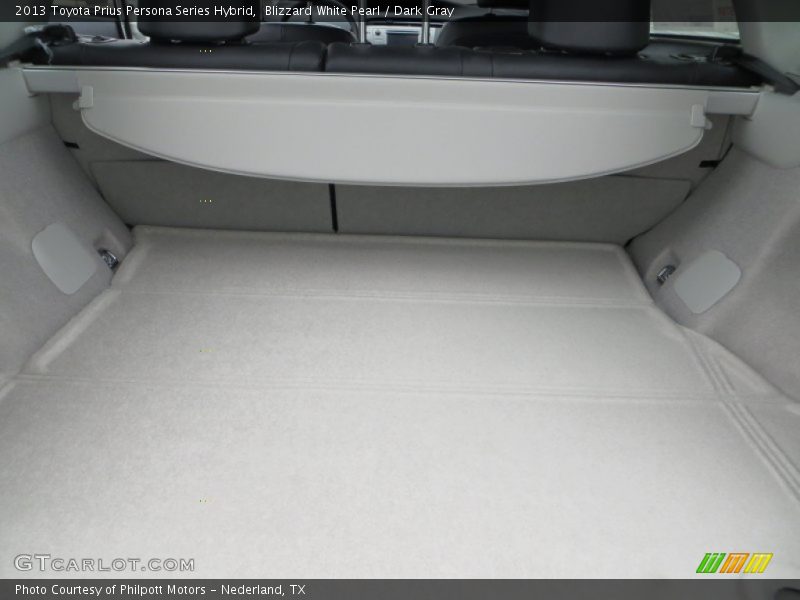 Blizzard White Pearl / Dark Gray 2013 Toyota Prius Persona Series Hybrid