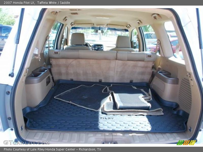 Taffeta White / Saddle 2007 Honda Pilot LX