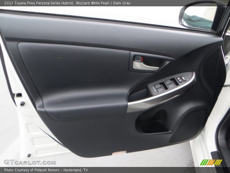 Blizzard White Pearl / Dark Gray 2013 Toyota Prius Persona Series Hybrid