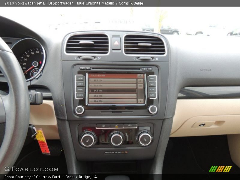 Blue Graphite Metallic / Cornsilk Beige 2010 Volkswagen Jetta TDI SportWagen