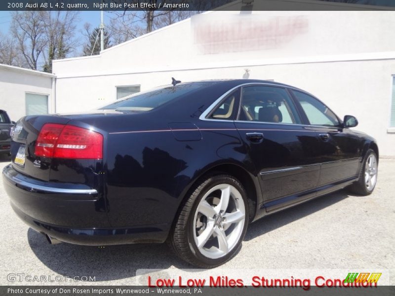 Night Blue Pearl Effect / Amaretto 2008 Audi A8 L 4.2 quattro
