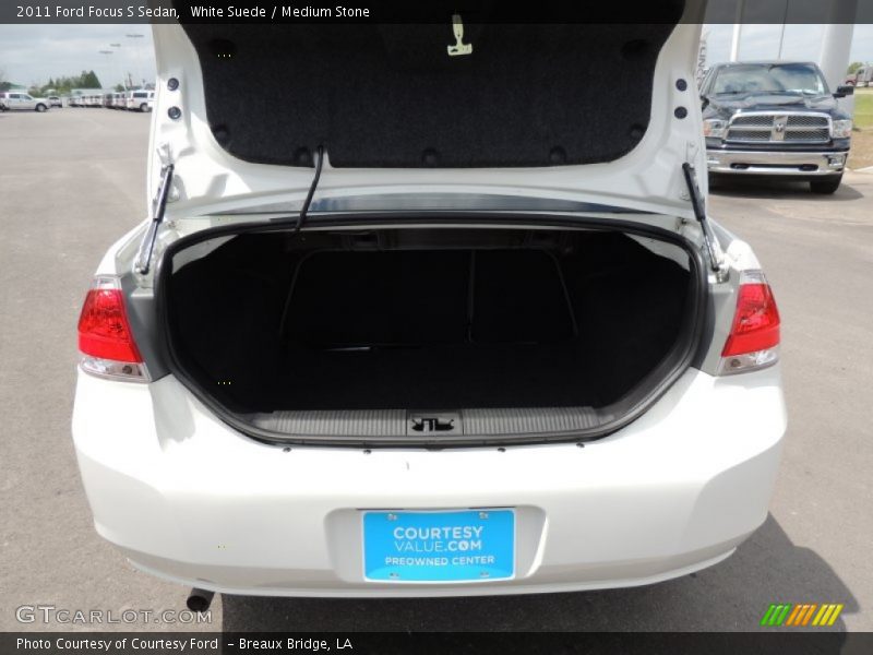 White Suede / Medium Stone 2011 Ford Focus S Sedan