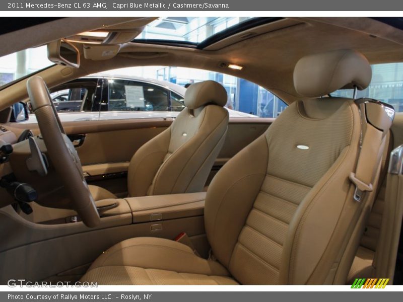 Capri Blue Metallic / Cashmere/Savanna 2011 Mercedes-Benz CL 63 AMG
