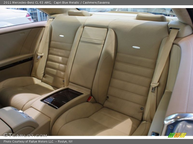 Rear Seat of 2011 CL 63 AMG