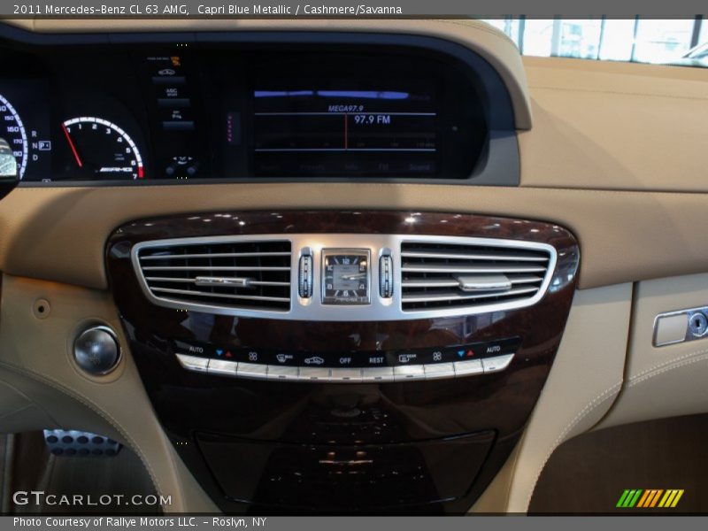 Capri Blue Metallic / Cashmere/Savanna 2011 Mercedes-Benz CL 63 AMG