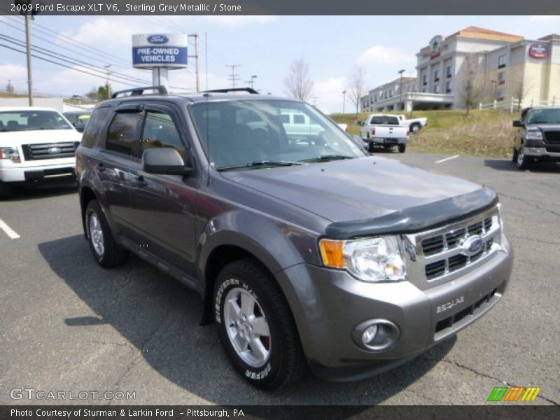 Sterling Grey Metallic / Stone 2009 Ford Escape XLT V6