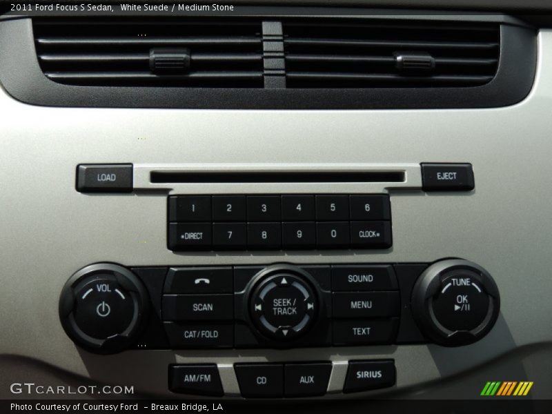 White Suede / Medium Stone 2011 Ford Focus S Sedan