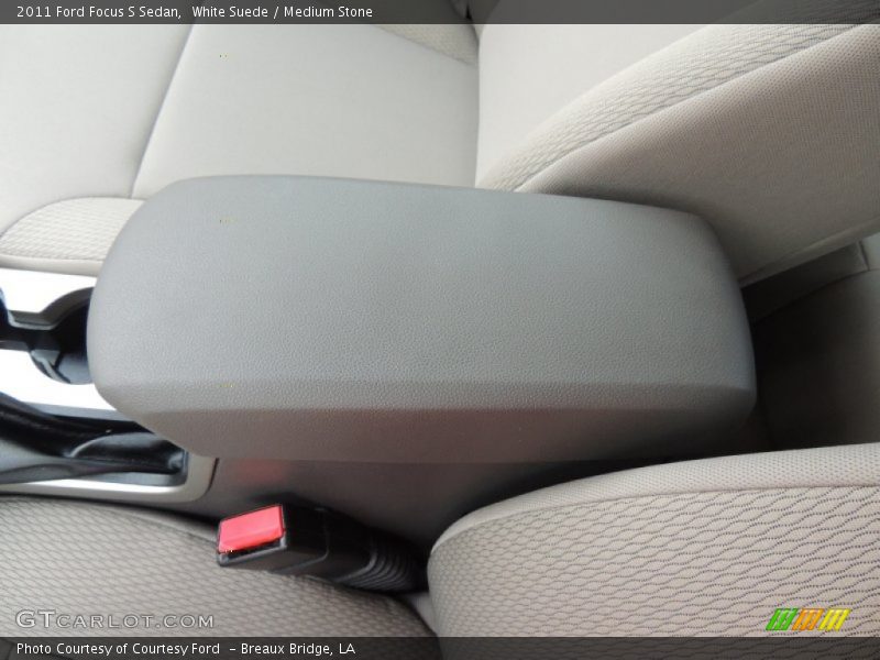 White Suede / Medium Stone 2011 Ford Focus S Sedan