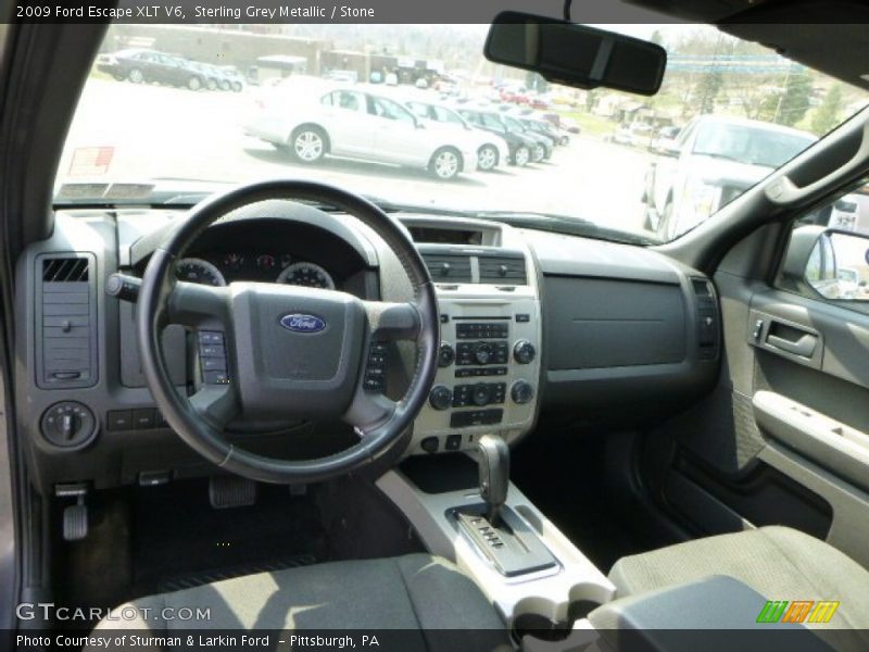 Sterling Grey Metallic / Stone 2009 Ford Escape XLT V6